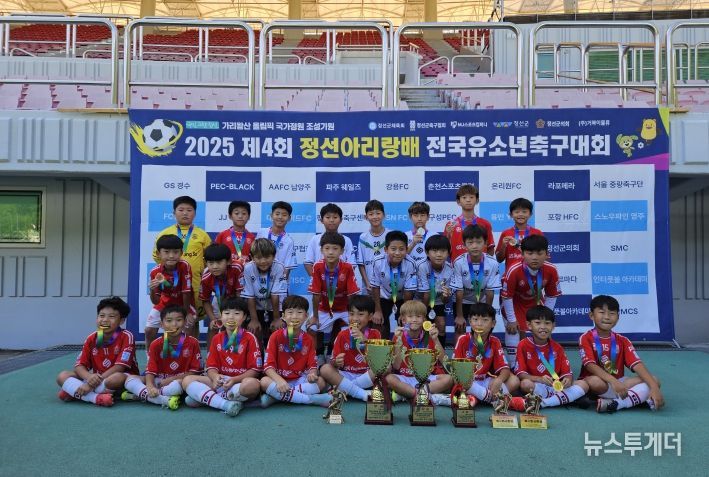 정선아리랑배 전국유소년축구대회, 전국 59개 팀 참가 속 성료