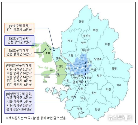 군사시설보호구역 변동지역(요도)