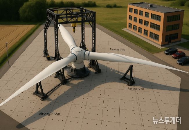 해상풍력 핵심부품 시험센터-피치요 베어링 센터 조감도