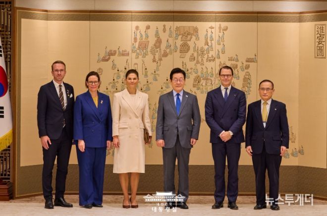 스웨덴 빅토리아 왕세녀 접견(대통령실)