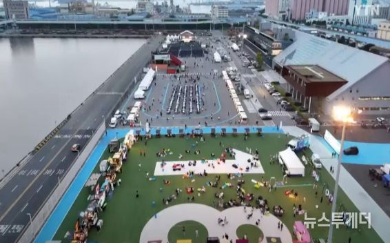 인천항 내항 항만재개발 부지(상상플랫폼) 전경