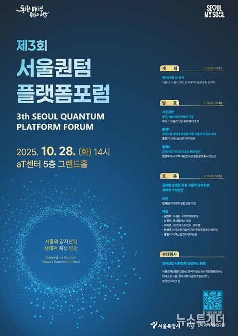 제3회 서울퀀텀플랫폼 포럼 포스터