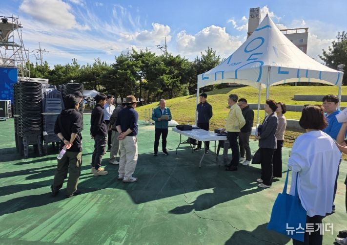 ‘남도영화제 시즌2 광양’ 개막식 행사 전 안전점검 실시