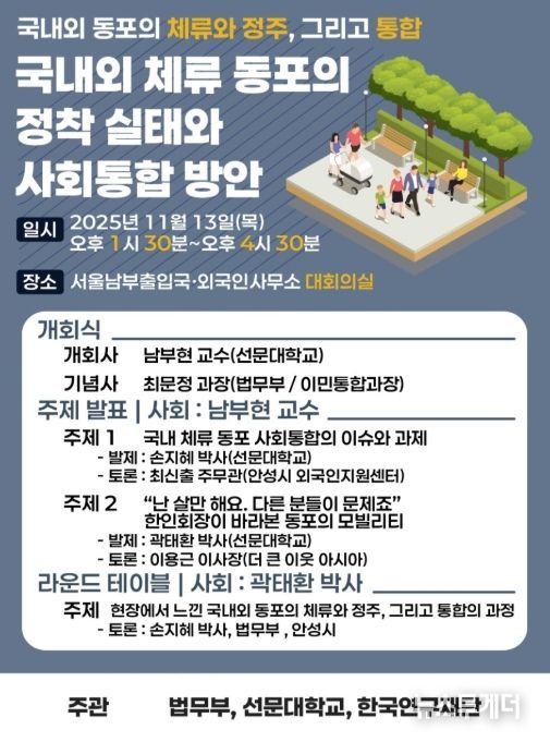 ‘국내외 동포의 체류와 정주, 그리고 통합’ 세미나