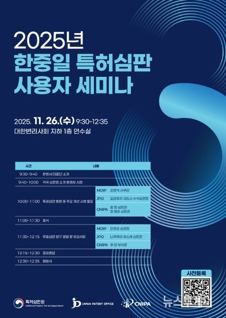 한·중·일 특허심판 사용자 발표회