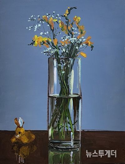 상설기획전시「울산작가 작은그림 상설전」 Composition(구성)53×40.9㎝ ┃ oil on canvas 권영태 作