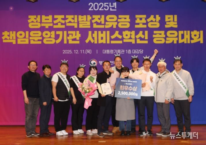 ‘2025 책임운영기관 서비스혁신 공유대회’ 최우수 2관왕 수상