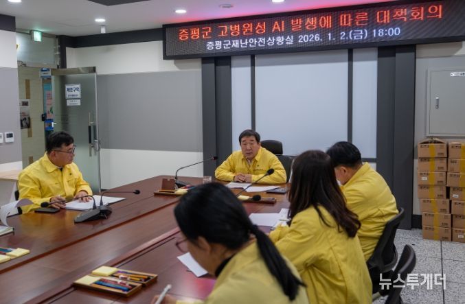 증평군 고병원성 AI 발생에 따른 긴급 대책회의