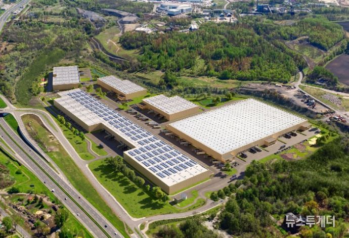 폴란드 카토비체 물류센터 조감도