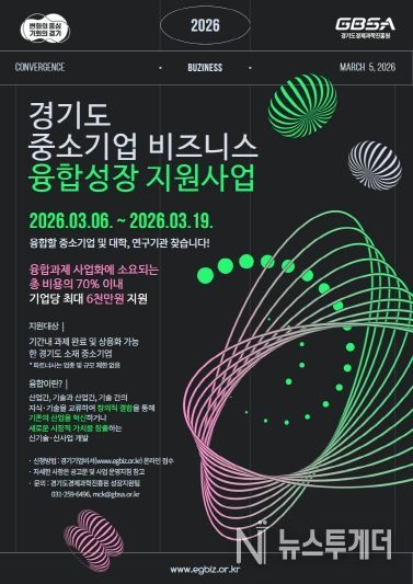 2026중소기업 비즈니스 융합성장 모집공고 (포스터)