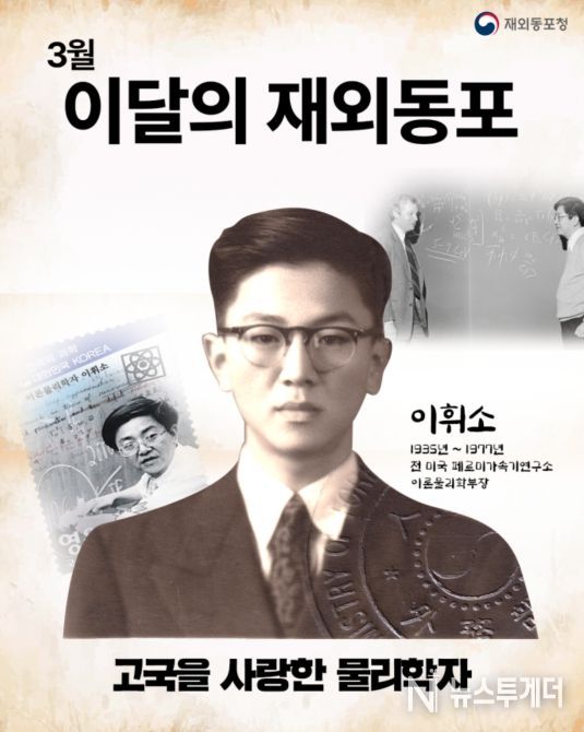 2026년 3월 ‘이달의 재외동포’로 故이휘소 물리학자 선정 카드뉴스