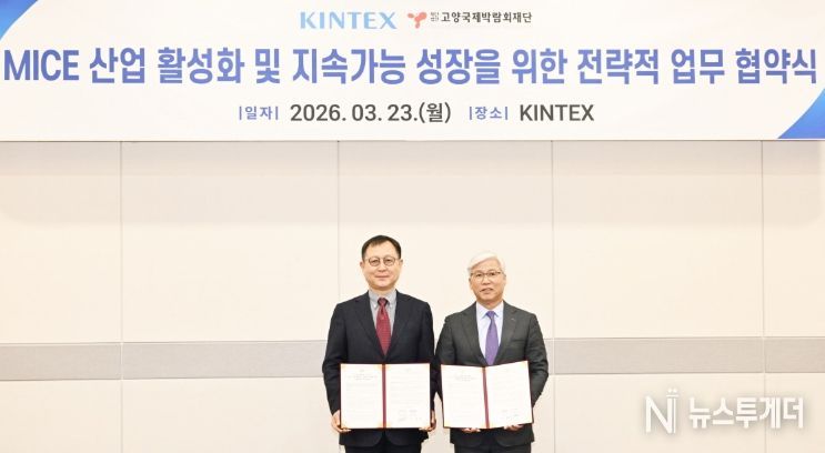 고양국제박람회재단–킨텍스, 데이터 기반 성과관리 체계 구축을 위한 업무협약 체결